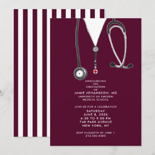 Invitations du Docteur Graduation