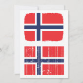Invitations du drapeau norvégien (Devant)