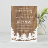 Invitations du Forest Bachelorette Party (Debout devant)