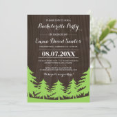 Invitations du Forest Bachelorette Party (Debout devant)