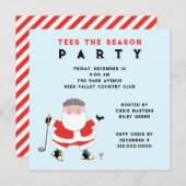 Invitations du Golf Party (Devant / Derrière)