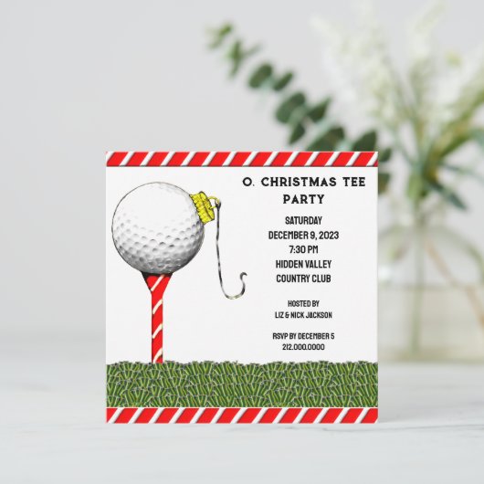 Invitations du Golf Party (Debout devant)
