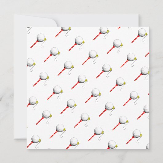 Invitations du Golf Party (Dos)