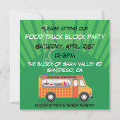 Invitations du groupe de blocs de camions alimenta (Dos)