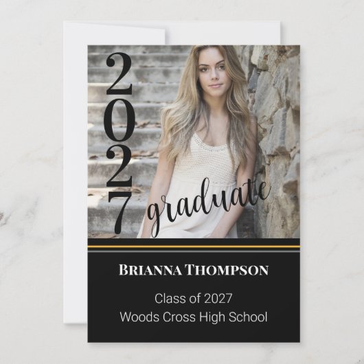 Invitations du groupe de diplômés (Devant)