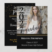 Invitations du groupe de diplômés (Devant / Derrière)