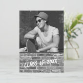 Invitations du groupe de diplômés [Blanc] (Debout devant)