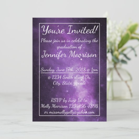 Invitations du Groupe de diplômés de l'espace extr (Debout devant)