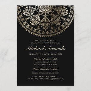 Invitations du groupe de diplômés Élégante huile