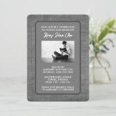 Invitations du groupe de diplômés [Gris] (Debout devant)