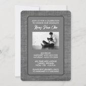 Invitations du groupe de diplômés [Gris] (Devant)