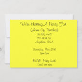 Invitations du groupe de retraite des enseignants (Dos)