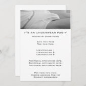 Invitations du groupe de sous-vêtements (Devant / Derrière)