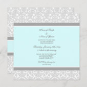 Invitations du groupe d'engagement Blue Grey Damas (Devant / Derrière)