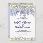 Invitations du groupe d'engagement floral pourpre (Devant / Derrière)