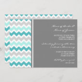 Invitations du groupe d'engagement Turquoise Grey  (Devant / Derrière)
