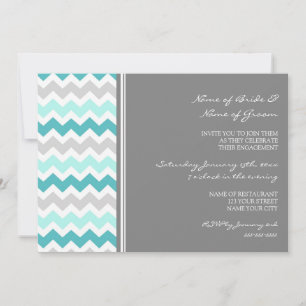 Invitations du groupe d'engagement Turquoise Grey