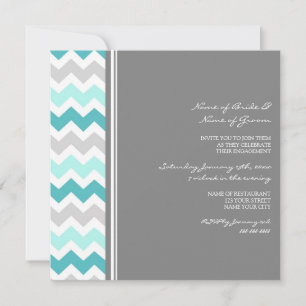 Invitations du groupe d'engagement Turquoise Grey