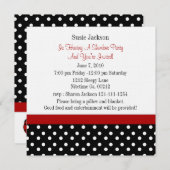 Invitations du groupe Ladybug (Devant / Derrière)