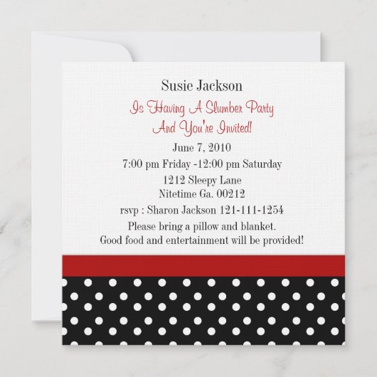 Invitations du groupe Ladybug (Devant)