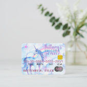 Invitations du groupe Spa VIP Rainbow Unicorn (Debout devant)