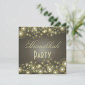 Invitations du Hanoukka Party, bulles de champagne (Debout devant)