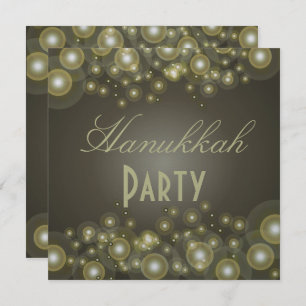 Invitations du Hanoukka Party, bulles de champagne