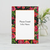 Invitations du jardin de pavot (Debout devant)