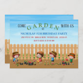 Invitations du Jardin des enfants (Devant / Derrière)
