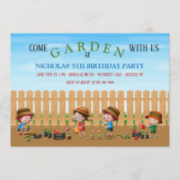Invitations du Jardin des enfants