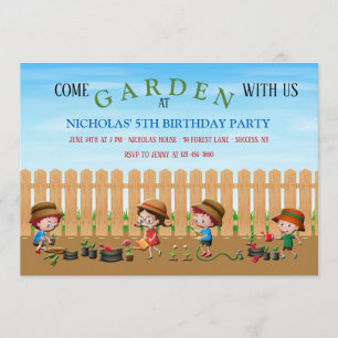 Invitations du Jardin des enfants