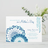Invitations du jour de la maman bleue 5x7 (Debout devant)