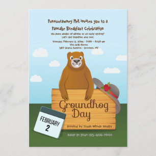 Invitations du jour de la marmotte