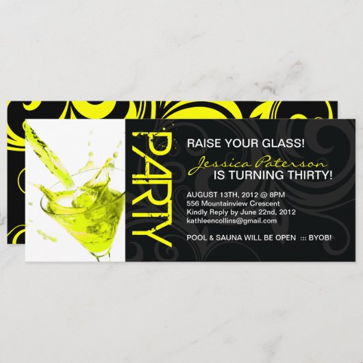 INVITATIONS DU JOUR DU JOUR (Devant / Derrière)