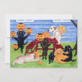 Invitations du Labradors Halloween Party (Devant)