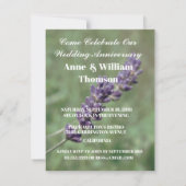 Invitations du Mariage à l'anniversaire du prêteur (Dos)