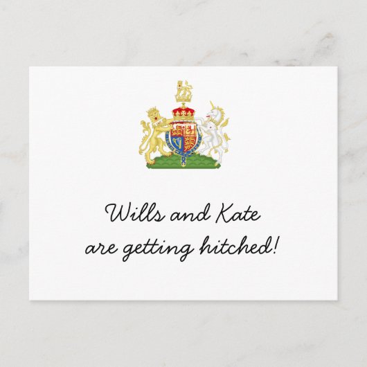 Invitations du mariage royal amusant (Devant)