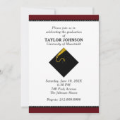 Invitations du Maroon Graduation Party (Devant)