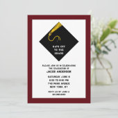 Invitations du Maroon Graduation Party (Debout devant)
