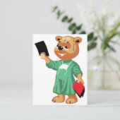 Invitations du médecin de l'ours en peluche (Debout devant)