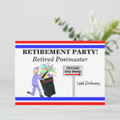 Invitations du ministre des Postes à la retraite # (Debout devant)