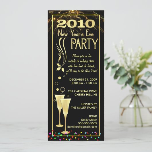 Invitations du Nouvel An 2010 (Debout devant)