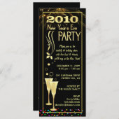 Invitations du Nouvel An 2010 (Devant / Derrière)