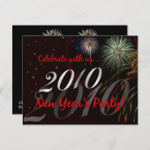 Invitations du Nouvel An 2010 (Devant / Derrière)