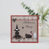 Invitations du parti Alice Witch & Cheshire Cat Ha (Debout devant)