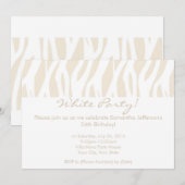 Invitations du parti blanc contemporain (Devant / Derrière)