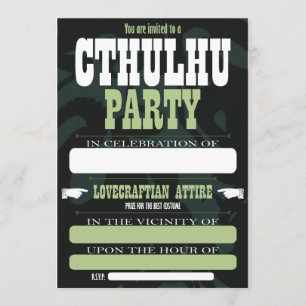 Invitations du parti Cthulhu