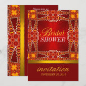 Invitations du parti de la Fête des mariées royale (Devant / Derrière)