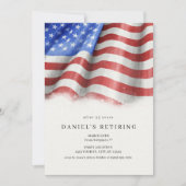 Invitations du parti de retraite américain Flag (Devant)