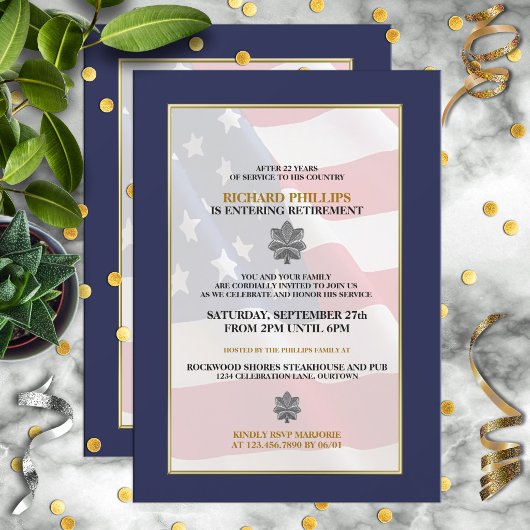 Invitations du parti de retraite militaire